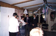 Judge; Ruth Bennett McDougal Dorrough; Ann Bennett; Dewey Laramie; Fred Haydock; Ann and Dewey s Wedding